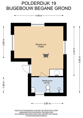 Floorplan - Polderdijk 19, 4156 JG Rumpt